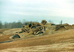 View of a machine at the project site