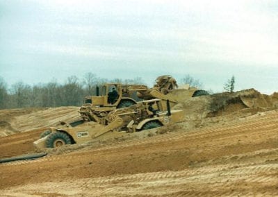 View of a machine at the project site